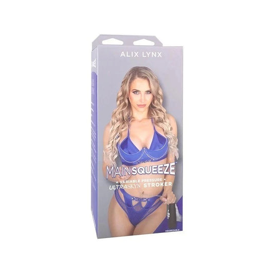 Main Squeeze Alix Lynx Realistic Pussy Stroker Vanilla Masturbators and Strokers