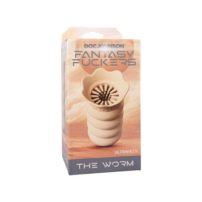Doc Johnson Fantasy Fuckers The Worm Male Masturbator Masturbators and Strokers