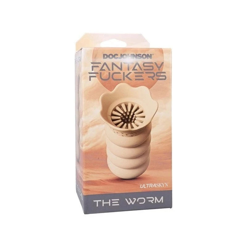 Doc Johnson Fantasy Fuckers The Worm Male Masturbator Masturbators and Strokers