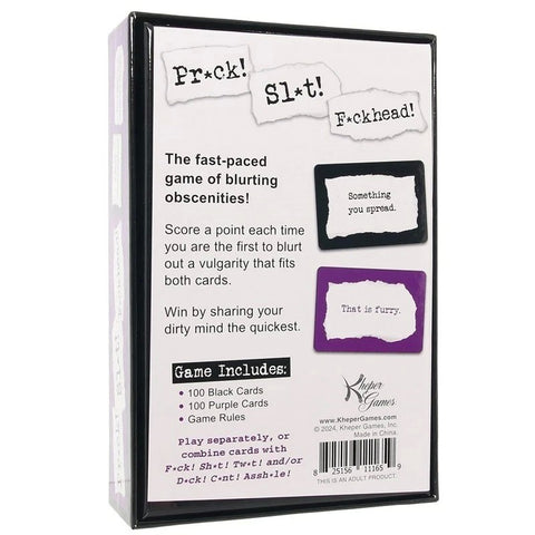 Kheper Pr*ck Sl*t F*ckhead Card Sex Games - Sex Games, Coupons and Tricks