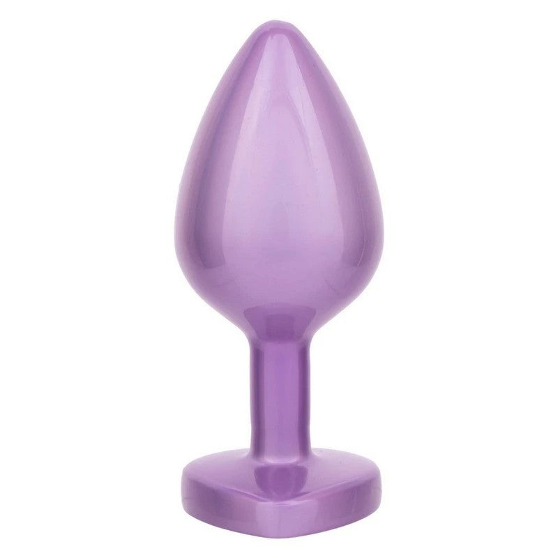 California Exotics Jewel Amethyst Heart Shape Butt Plug Butt Plugs
