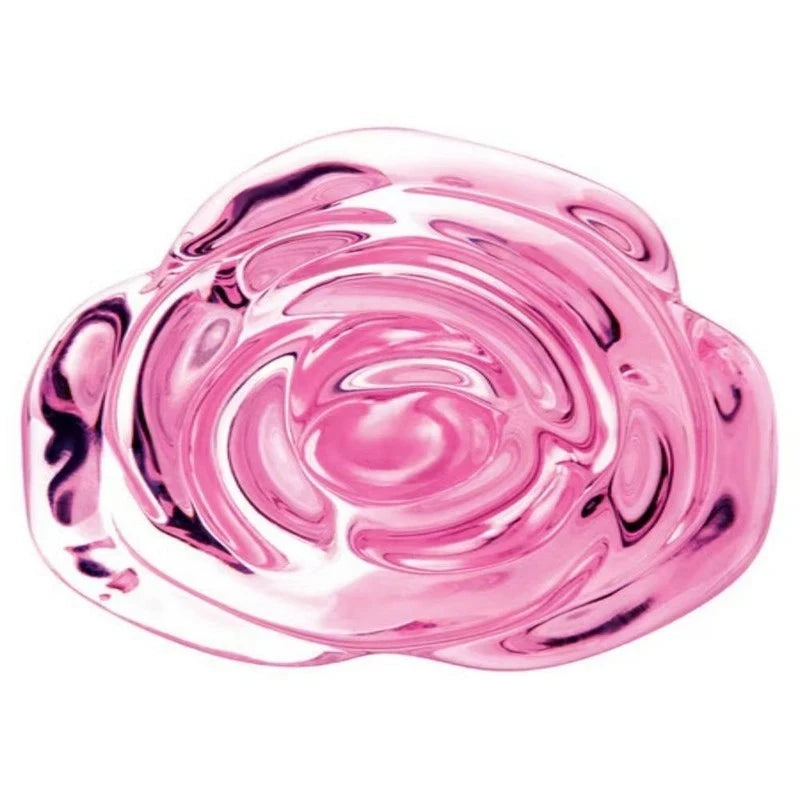 b-Vibe Pink Roses Glass Anal Plug Training Set Butt Plugs