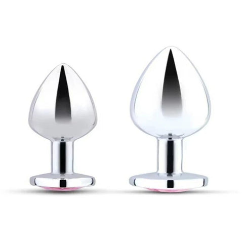 b-Vibe Jewel Metal Butt Plug Training Set - Butt Plugs