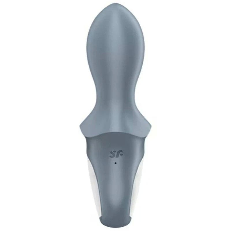 Satisfyer Air Pump Booty 1 Inflatable Anal Vibrator Grey Anal Vibrators