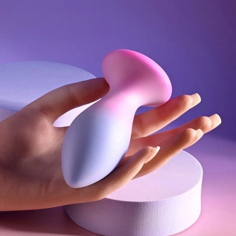 Evolved PARADISE Rechargeable Butt Plug Pink/Purple - Butt Plugs