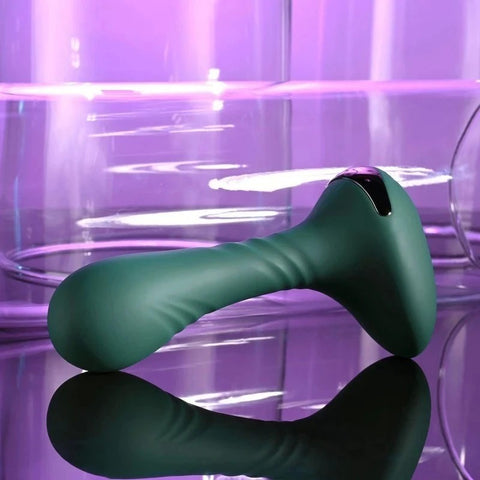 Gender X GOES ANYWHERE Rechargeable Anal Vibrator Green - Anal Vibrators