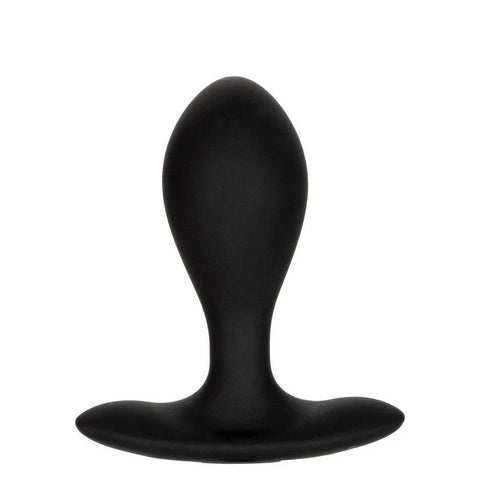 California Exotics Weighted Inflatable Butt Plug Black - Butt Plugs