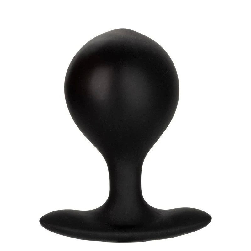 California Exotics Weighted Inflatable Butt Plug Black Butt Plugs