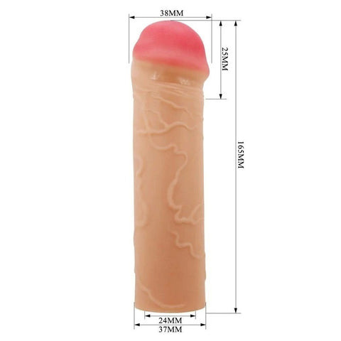 Pretty Love Nile 6.5 Inch Erection Enhancer Penis Sleeve - Penis Sleeves and Extenders