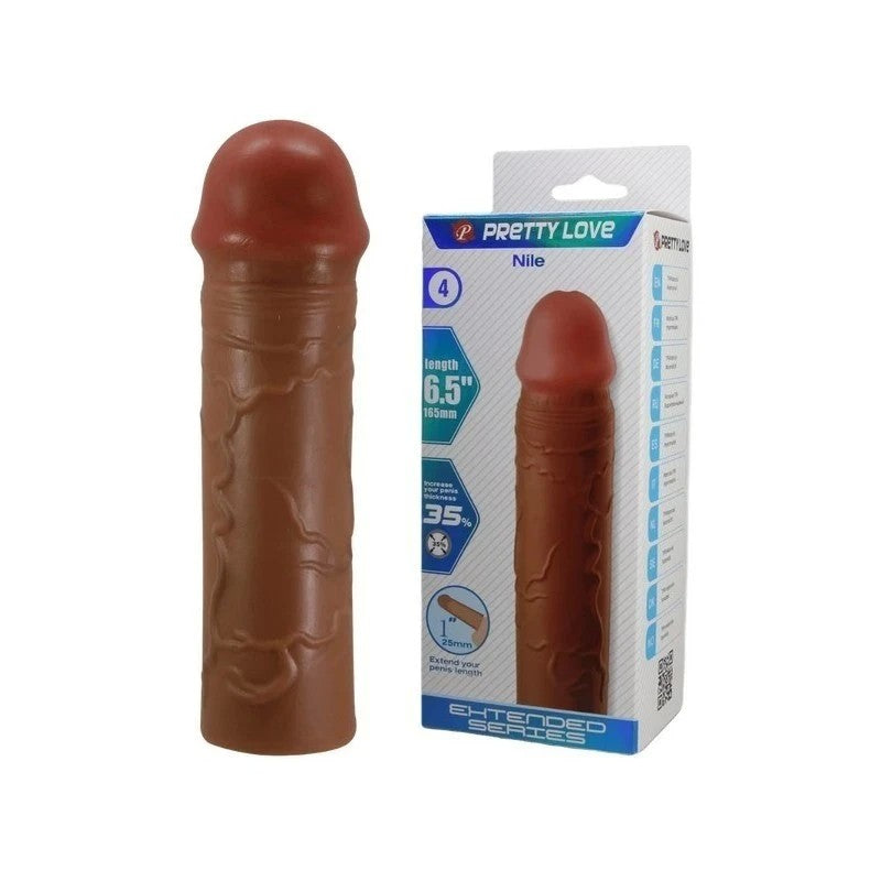 Pretty Love Nile 6.5 Inch Erection Enhancer Penis Sleeve Penis Sleeves and Extenders