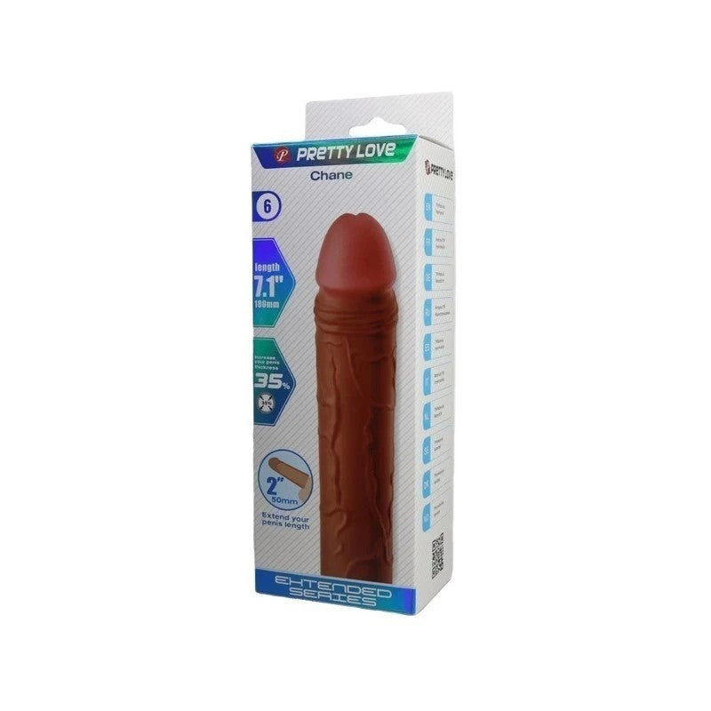 Pretty Love Chane 7.1 Inch Penis Extender Sleeve Penis Sleeves and Extenders