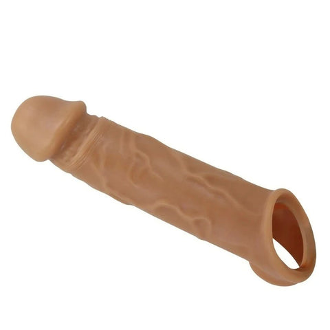 Pretty Love Lionel Liquid Silicone Penis Sleeve Flesh - Penis Sleeves and Extenders