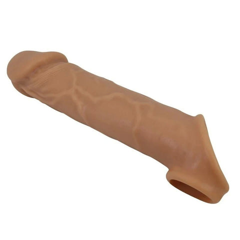 Pretty Love Lionel Liquid Silicone Penis Sleeve Flesh - Penis Sleeves and Extenders