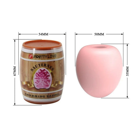 Pretty Love Sauternes Charming Barrel Masturbator Pink - Masturbators and Strokers