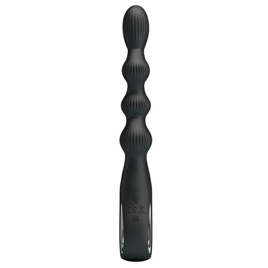 Pretty Love Federer Rechargeable Anal Vibrator Black - Anal Vibrators