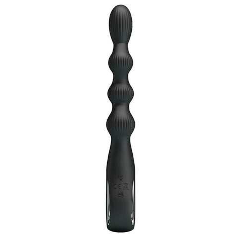 Pretty Love Federer Rechargeable Anal Vibrator Black - Anal Vibrators