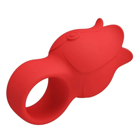 Pretty Love Jae Rose Adult Finger Vibrator Red - Clit Ticklers and Pulsators