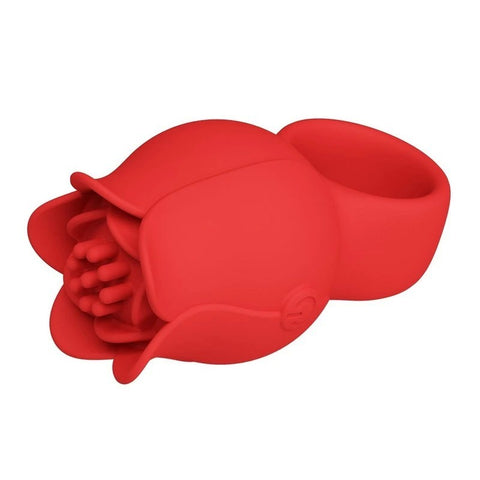 Pretty Love Jae Rose Adult Finger Vibrator Red - Clit Ticklers and Pulsators