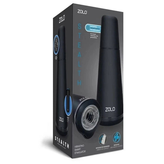 ZOLO Stealth Vibrating Male Pleasure Masturbator - Masturbators and Strokers