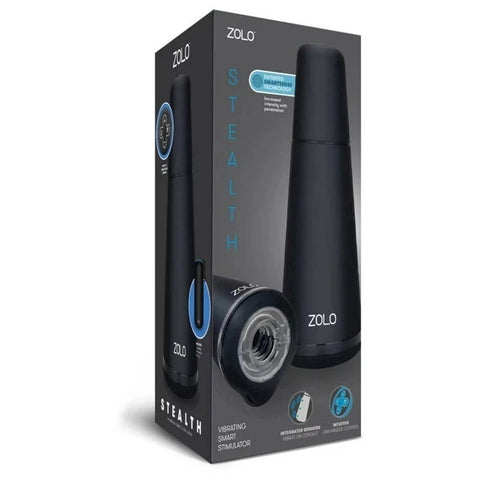 ZOLO Stealth Vibrating Male Pleasure Masturbator - Masturbators and Strokers