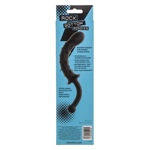 CalExotics Rock Bottom Bendies Bendy Beaded Anal Probe - Butt Plugs