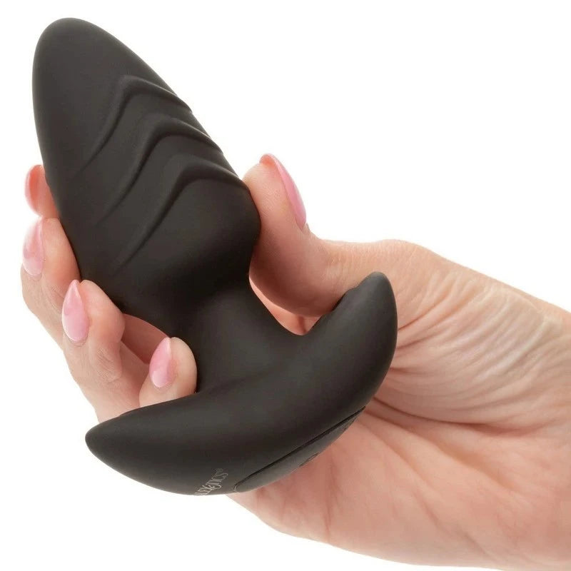 CalExotics Rock Bottom Vibrating Rotating Anal Probe Butt Plugs