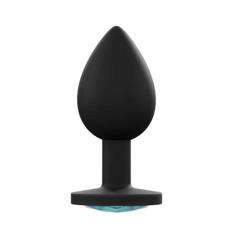 Love In Leather Premium Silicone Anal Plug Black Butt Plugs