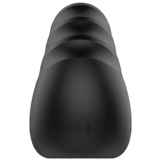 Nexus ECLIPSE Vibrating and Stroking Male Masturbator Black - Masturbators and Strokers