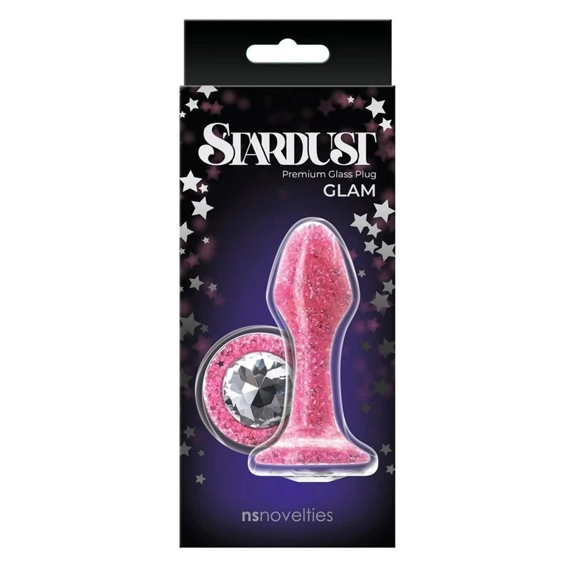 NS Novelties Stardust Glam Anal Plug Pink Butt Plugs