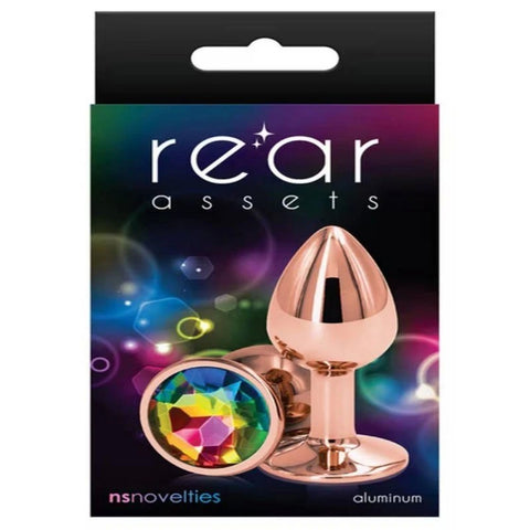 NS Novelties Rear Assets Rose Gold Small Butt Plug - Butt Plugs