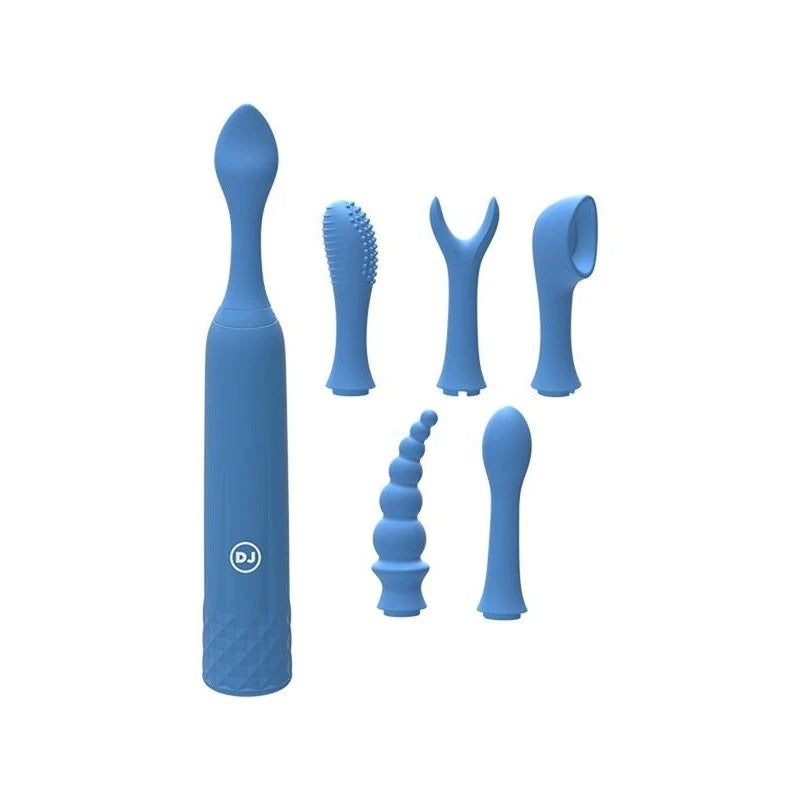 IVibe Select iQuiver 7 Piece Set Periwinkle Personal Massagers