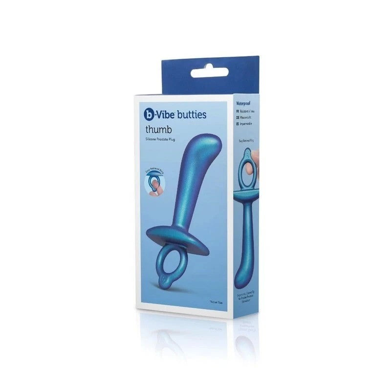 B-Vibe Butties Thumb Silicone Prostate Plug Butt Plugs