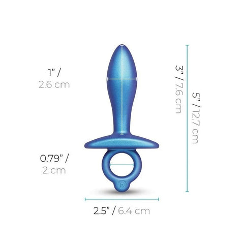 B-Vibe Butties Slide Silicone Anal Plugs - Butt Plugs