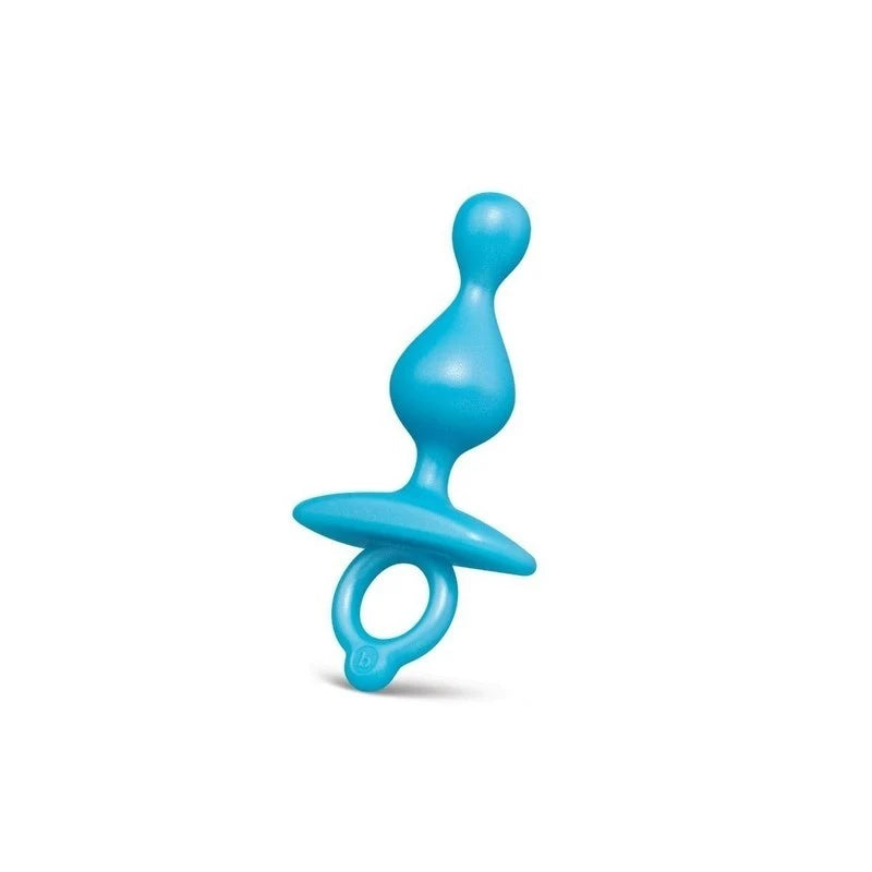 B-Vibe Butties Pop Beaded Silicone Butt Plug Blue Butt Plugs