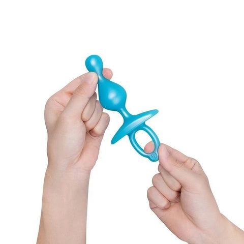 B-Vibe Butties Pop Beaded Silicone Butt Plug - Butt Plugs