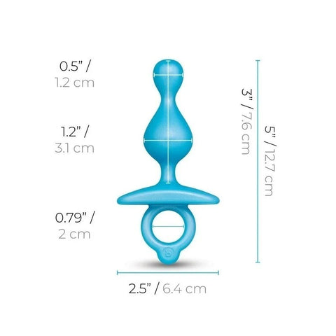 B-Vibe Butties Pop Beaded Silicone Butt Plug - Butt Plugs