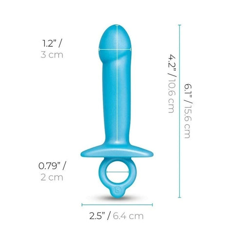 B-Vibe Butties Lil Dil Silicone Anal Dildo - Anal Dildos