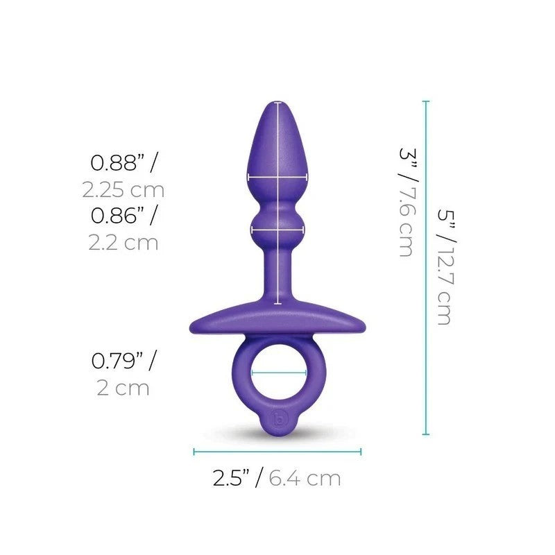 B-Vibe Butties Dart Silicone Anal Plug Butt Plugs