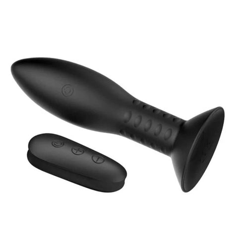 Mr Play Remote Control Rotation Beads Anal Plug - Butt Plugs