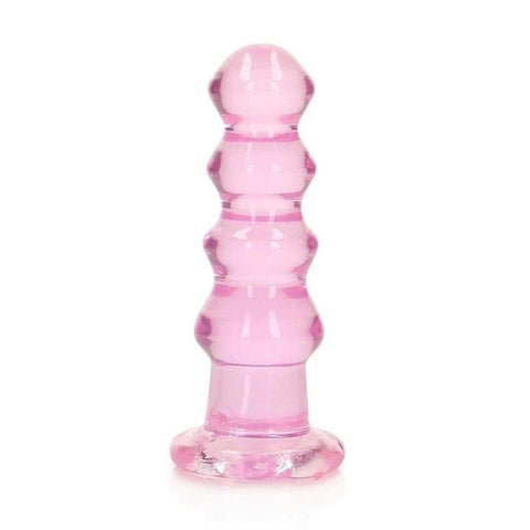 Realrock Crystal Clear 5.5 Inch Curvy Dildo/Plug - Anal Dildos