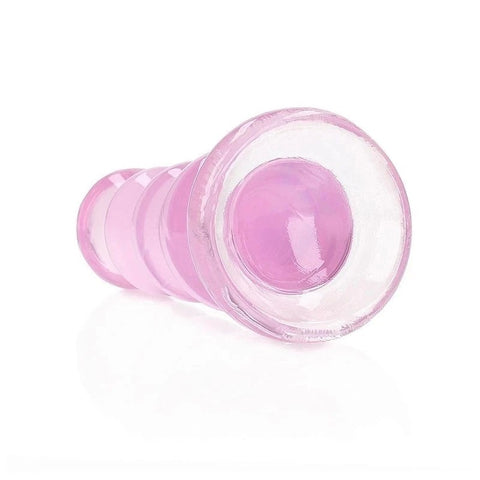 Realrock Crystal Clear 5.5 Inch Curvy Dildo/Plug - Anal Dildos
