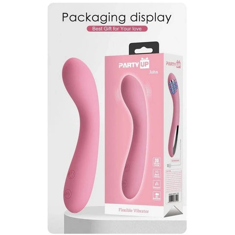 Party Up JOHN Flexible Rechargeable G-Spot Vibrator - G-Spot Vibrators