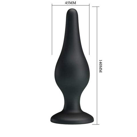 Party Up JEFFREY 14 cm Silicone Butt Plug - Butt Plugs