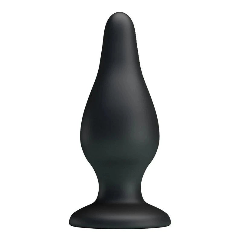Party Up JEREMY Waterproof Silicone Butt Plug Black Butt Plugs