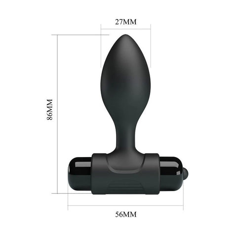 Party Up KEN Silicone Vibrating Butt Plug - Butt Plugs