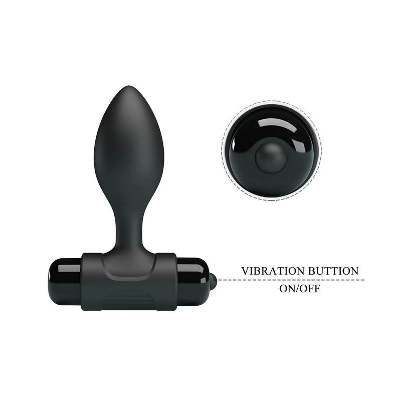 Party Up KEN Silicone Vibrating Butt Plug Butt Plugs