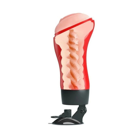 CRAZY BULL DELIA Suction Base Vibrating Vagina Stroker - Masturbators and Strokers
