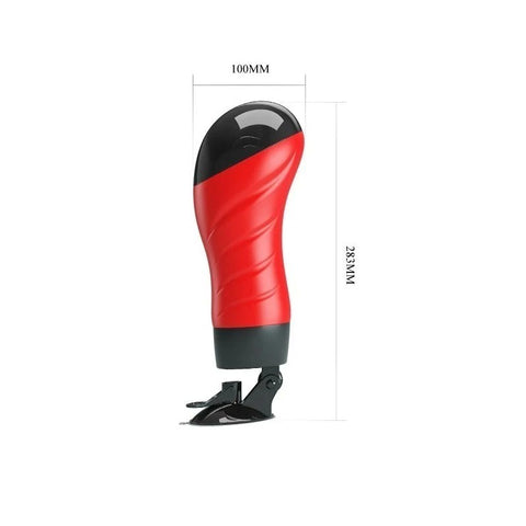 CRAZY BULL DELIA Suction Base Vibrating Vagina Stroker - Masturbators and Strokers