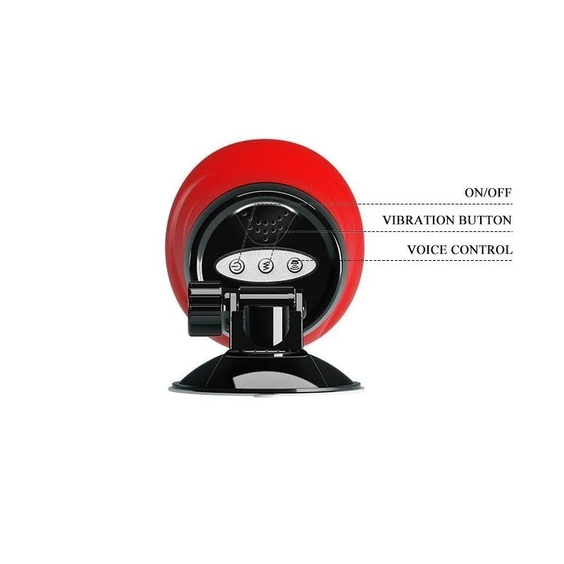 CRAZY BULL DELIA Suction Base Vibrating Vagina Stroker Masturbators and Strokers