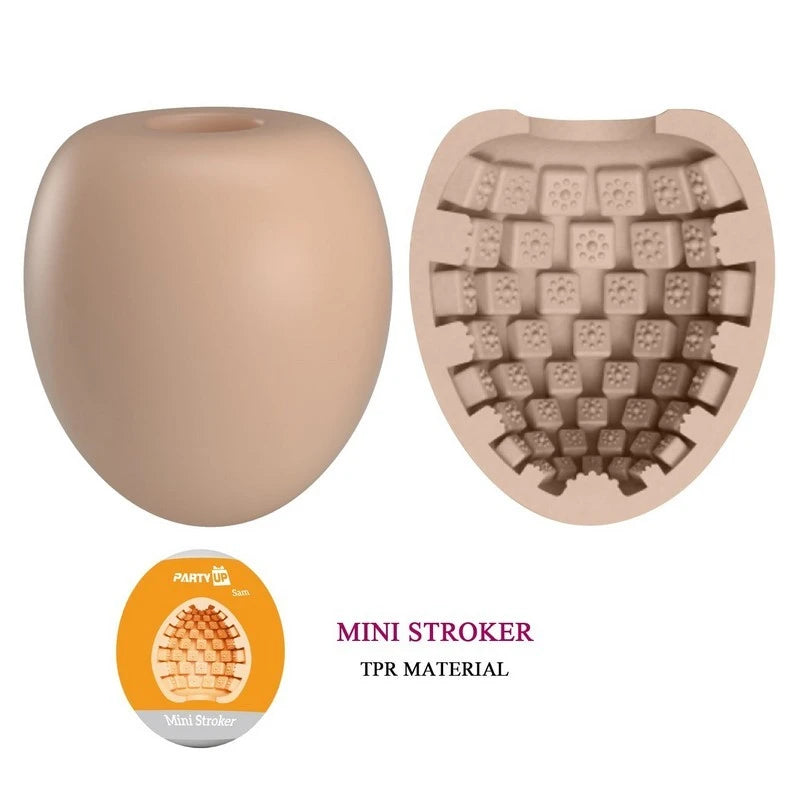 Party Up SAM Realistic Mini Male Strokers Flesh Masturbators and Strokers